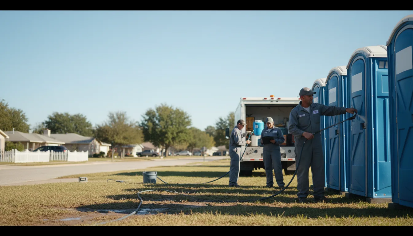 Long-Term Portable Toilet Rental in Hughes, AR near me